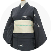 仕立て上がり絽 小紋